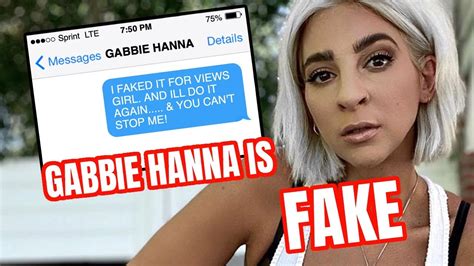 gabbie hanna onlyfans|This is stupid, also she is deleting her onlyfans.